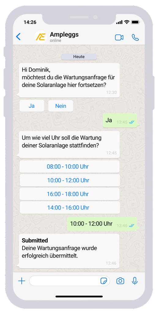 Demo Phone Screen