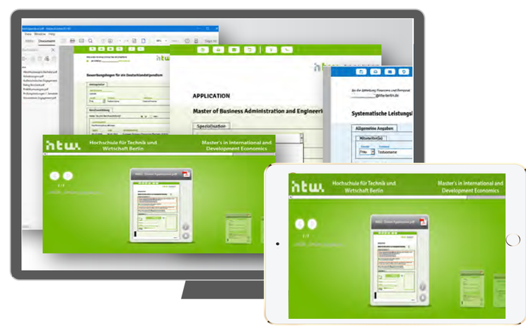 HTW Berlin Website